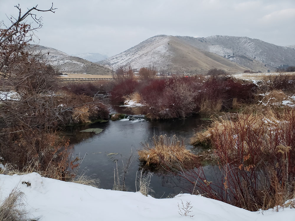 Portneuf River in the Winter