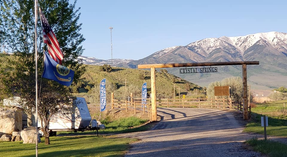 Crystal Springs Campground RV Park near Lava Hot Springs Idaho