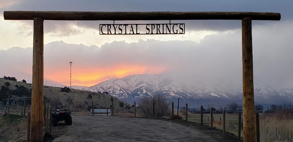 Crystal Springs Campground RV Park near Lava Hot Springs Idaho